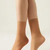 Sheer Socks^Calzedonia 20 Denier 3/4 Length Sheer Socks 315 - Nude 7 - Bronze