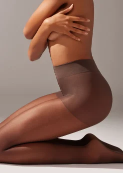 Sheer Tights^Calzedonia 40 Denier Action Tights Medium 038 - Nude 11 - Moka