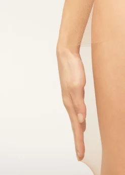 Sheer Tights^Calzedonia 20 Denier Essential Matt Tights 3281 - Nude 3 - Seta