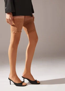 Stockings^Calzedonia 20 Denier Opaque Hold-Ups 582 - Nude 6 - Elisir/Caramel