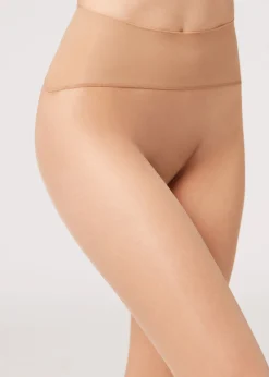 Sheer Tights^Calzedonia 20 Denier Seamless Totally Invisible Sheer Tights 3281 - Nude 3 - Seta