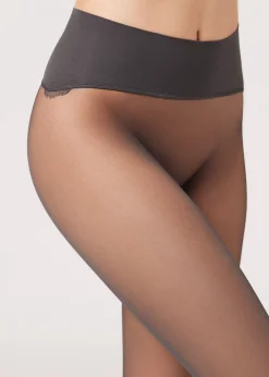 Sheer Tights^Calzedonia 20 Denier Seamless Totally Invisible Sheer Tights 004 - Grey