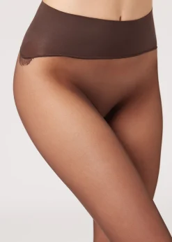 Sheer Tights^Calzedonia 20 Denier Seamless Totally Invisible Sheer Tights 038 - Nude 11 - Moka