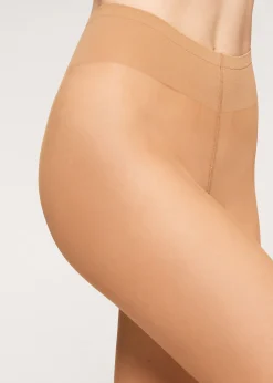 Sheer Tights^Calzedonia 20 Denier Sheer Matt Tights 582 - Nude 6 - Elisir/Caramel