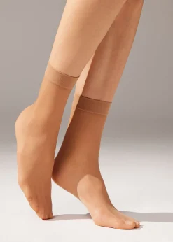 Sheer Socks^Calzedonia 20 Denier Sheer Socks 009 - Nude 6 - Elisir/Caramel