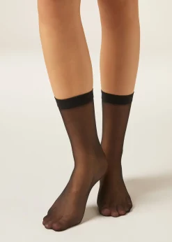 Sheer Socks^Calzedonia 20 Denier Sheer Socks 019 - Black