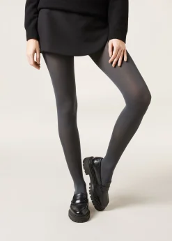 Patterned Tights^Calzedonia 50 Denier Total Comfort Soft Touch Tights 004 - Grey