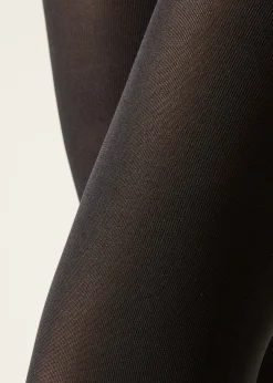 Opaque Tights^Calzedonia 100 Denier Total Comfort Soft Touch Tights 019 - Black