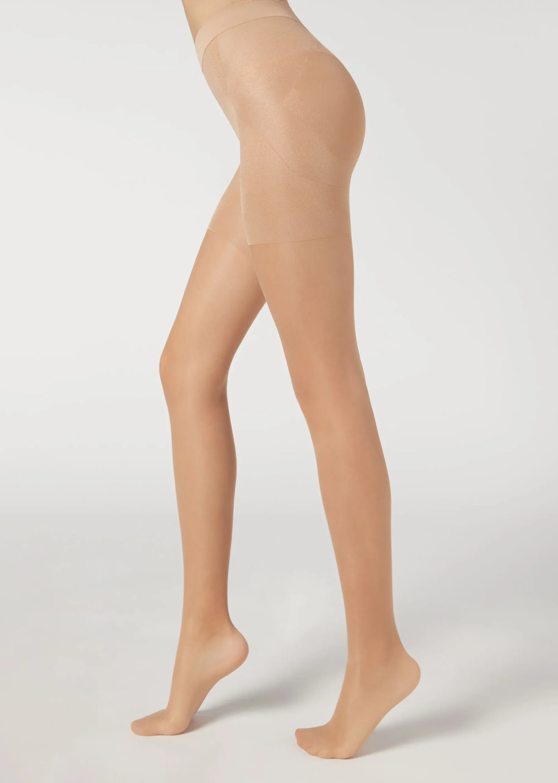 Sheer Tights^Calzedonia 15 Denier Total Shaper Sheer Tights 005 - Nude 1 - Sabbia/Beige Chiaro