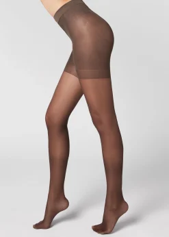 Sheer Tights^Calzedonia 30 Denier Total Shaper Sheer Tights 038 - Nude 11 - Moka