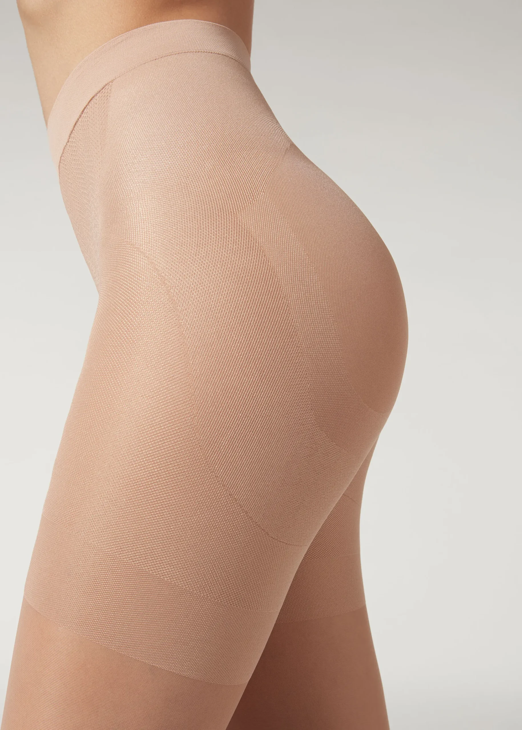Sheer Tights^Calzedonia 30 Denier Total Shaper Sheer Tights 005 - Nude 1 - Sabbia/Beige Chiaro