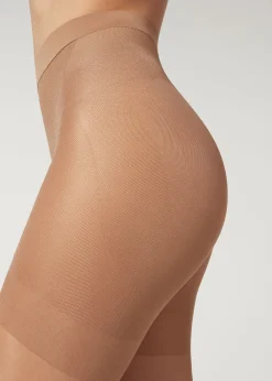 Sheer Tights^Calzedonia 15 Denier Total Shaper Sheer Tights 009 - Nude 6 - Elisir/Caramel