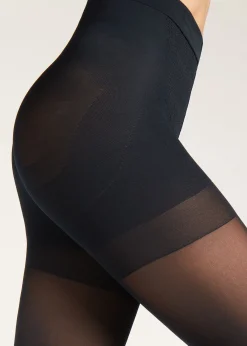 Opaque Tights^Calzedonia 50 Denier Total Shaper Tights 016 - Blue