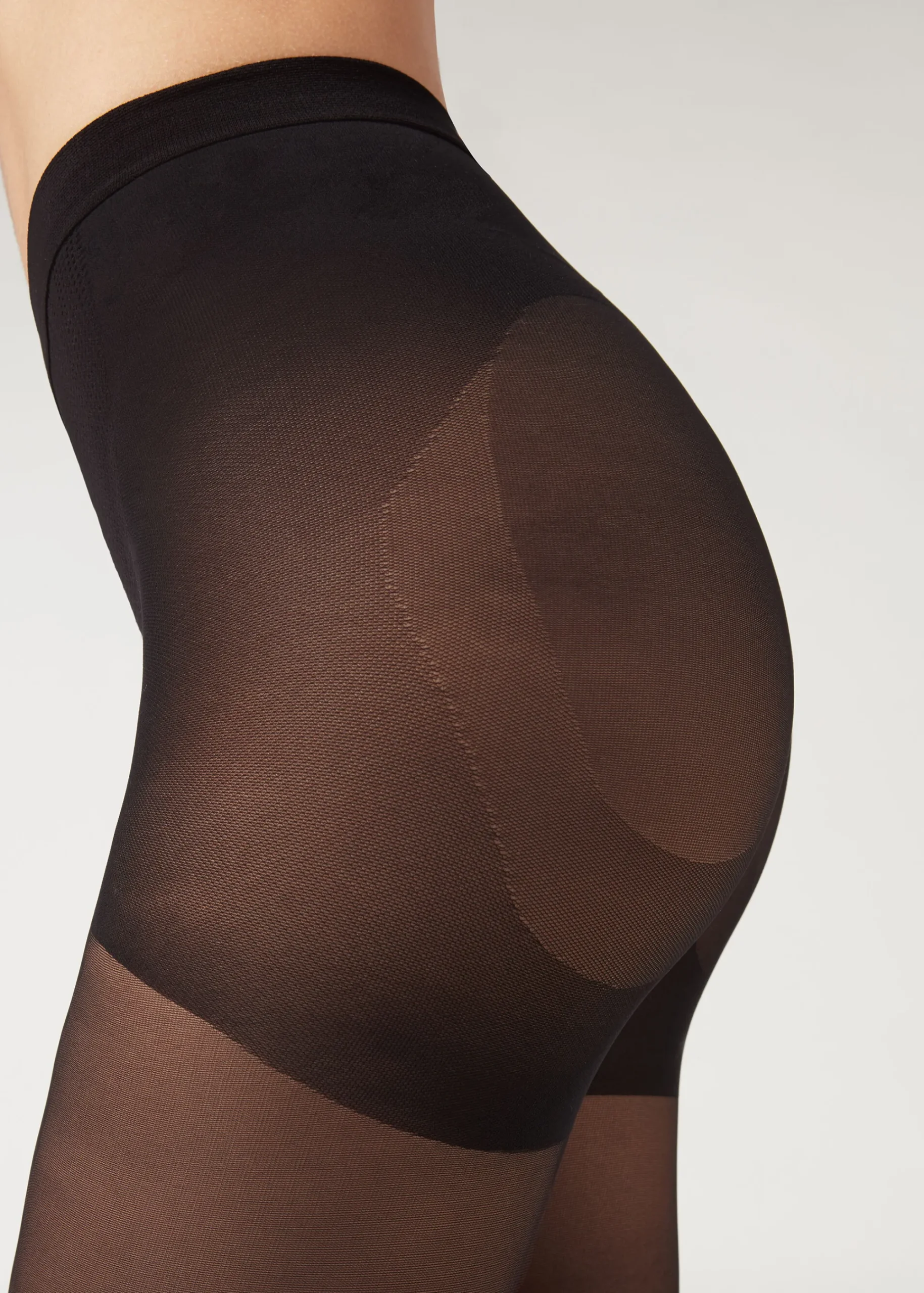 Sheer Tights^Calzedonia 30 Denier Total Shaper Tights 019 - Black