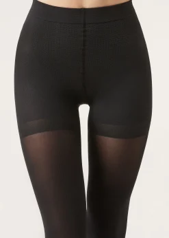 Opaque Tights^Calzedonia 50 Denier Total Shaper Tights 019 - Black