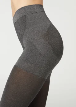 Opaque Tights^Calzedonia 50 Denier Total Shaper Tights 474 - Grey Blend