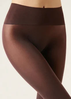 Opaque Tights^Calzedonia 50 Denier Totally Invisible Tights 848 - Dark Brown