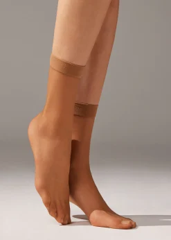 Sheer Socks^Calzedonia 8 Denier Ultra Sheer Socks 1287 - Nude 8 - Tropical