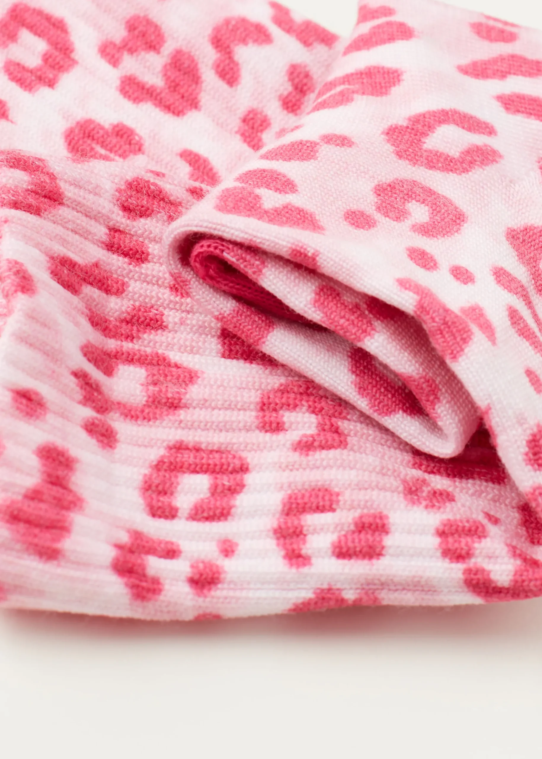 Short Socks^Calzedonia Animal Print Short Socks 9689 - Pink Animal Print