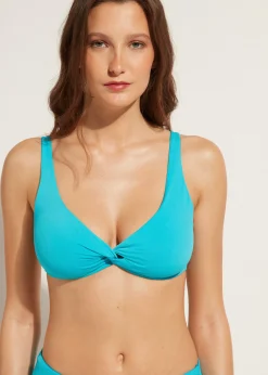 Bikini^Calzedonia Balconette Bikini Top Indonesia 616C - Turquoise Green