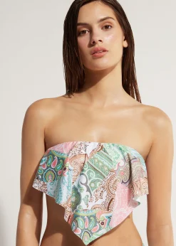 Bikini^Calzedonia Bandeau Bikini Top Saint Tropez 523C - Cachemire