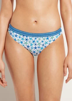 Bikini^Calzedonia Bayahibe Rhinestone Star Bikini Bottoms 670C - Navy Star