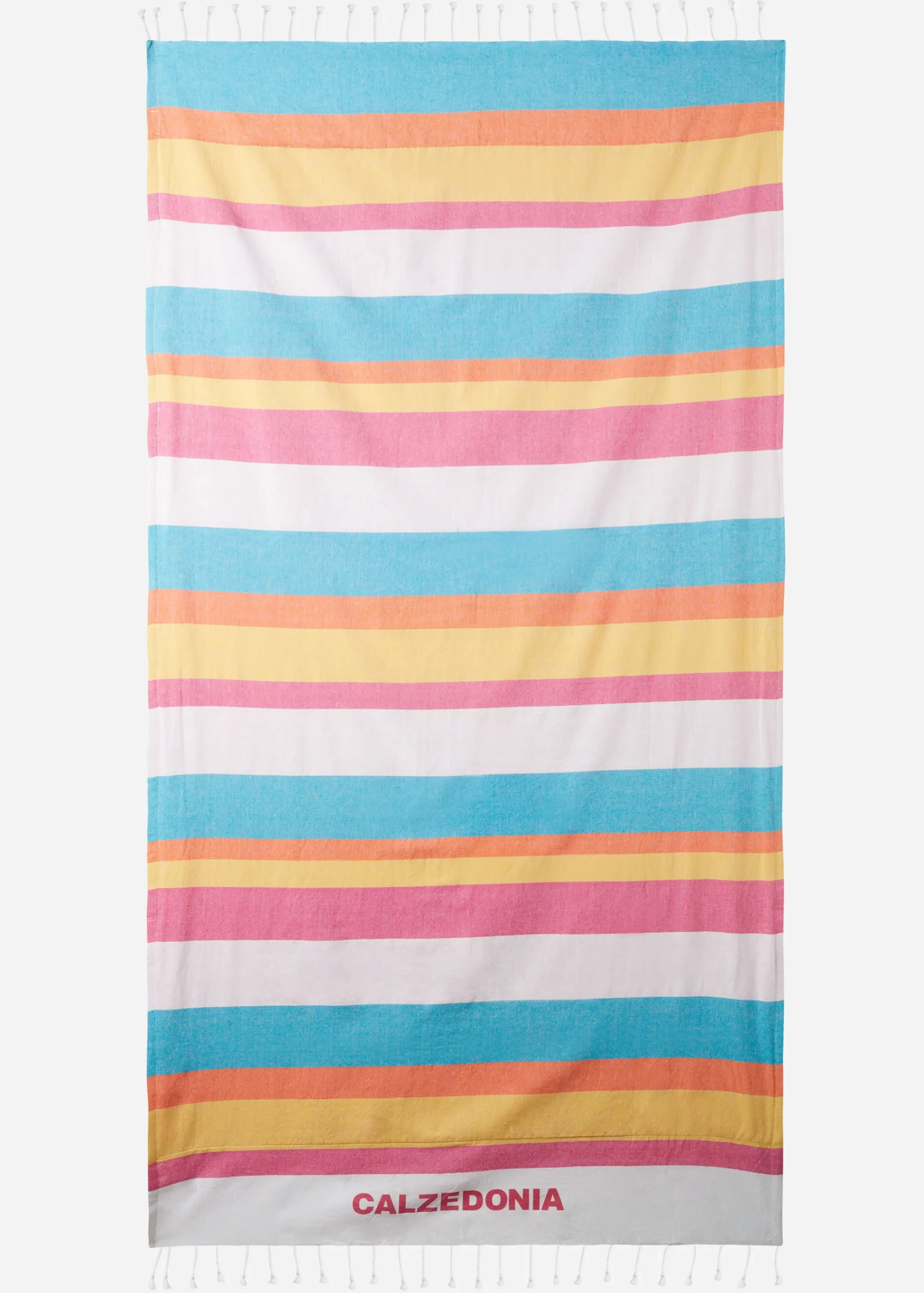 Accessories^Calzedonia Beach Towel With Logo 675C - Multicoloured Stripes