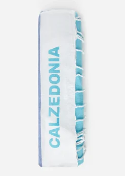 Accessories^Calzedonia Beach Towel With Logo 676C - Blue Stripes