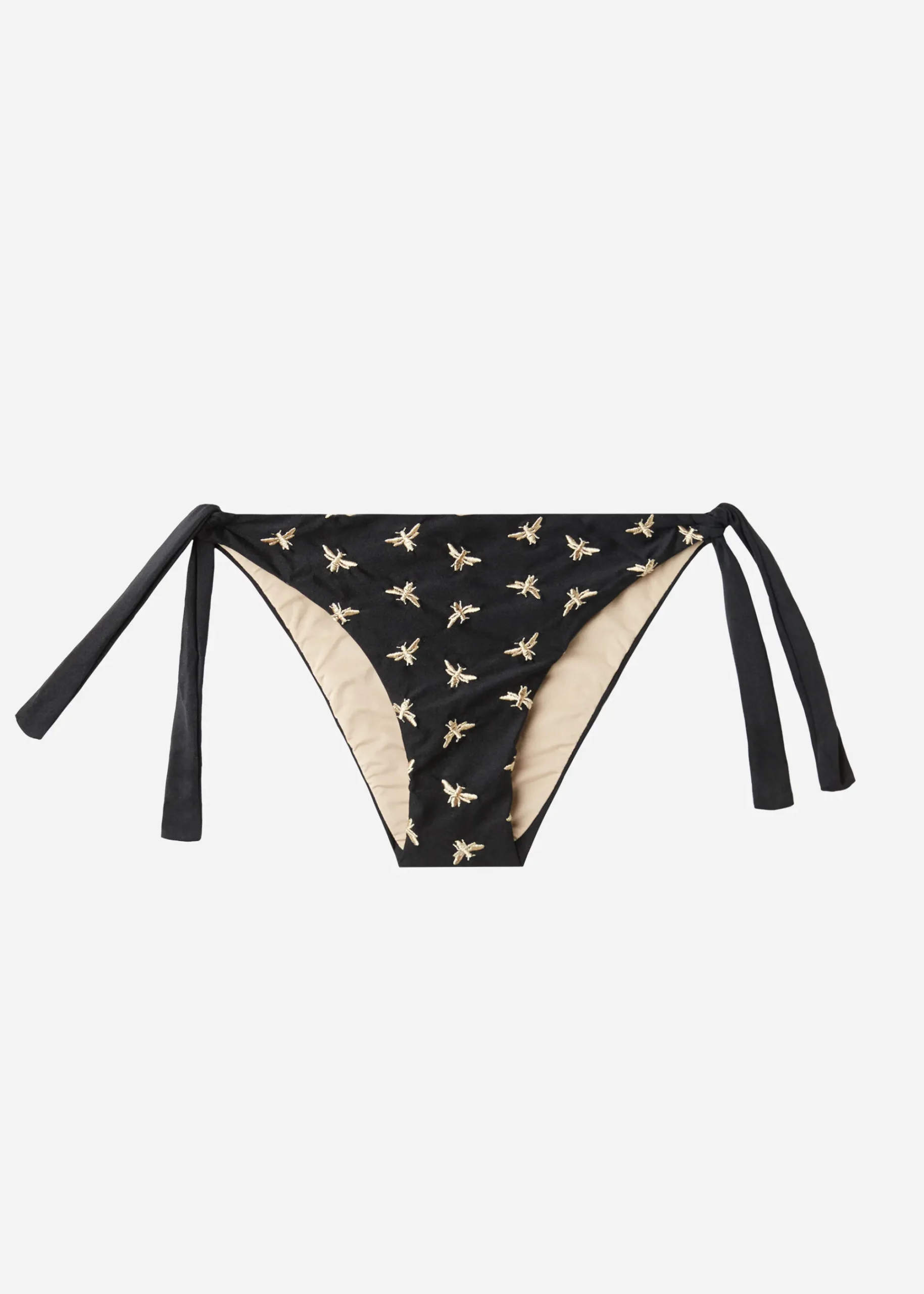 Bikini^Calzedonia Bow Bikini Bottoms Atene 715C - Golden Flies
