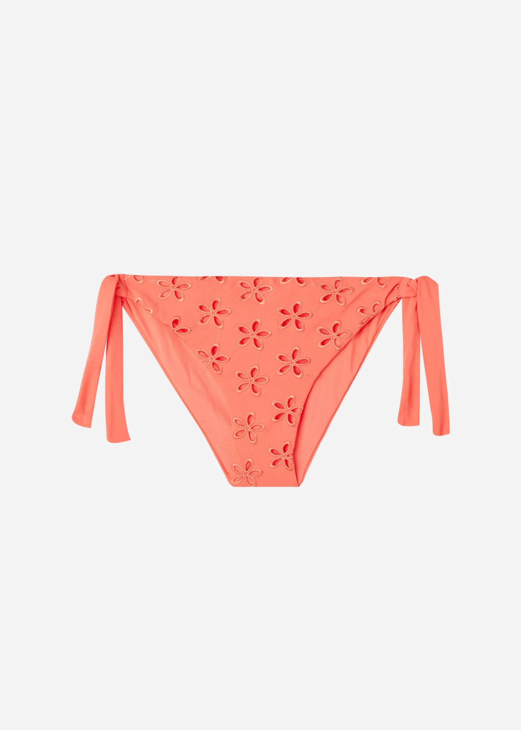Bikini^Calzedonia Bow Bikini Bottoms Corfu 619C - Orange Coral