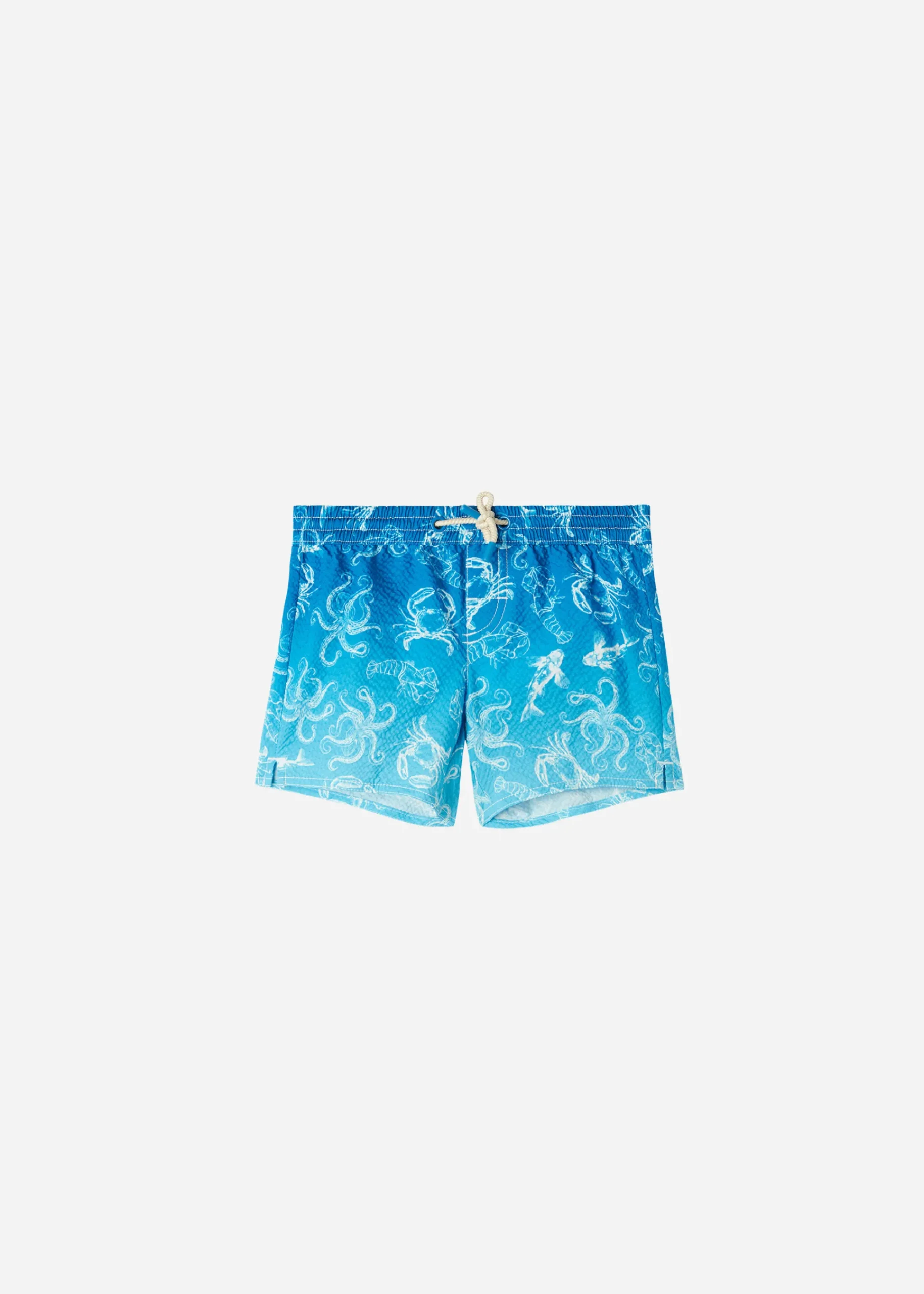 Swimwear^Calzedonia Boxer Boys' Swim Shorts Formentera 654C - Fish Pattern