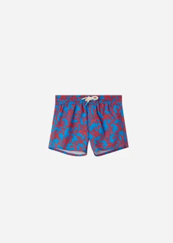 Swimwear^Calzedonia Boxer Boys' Swim Shorts Formentera 653C - Orange Coral