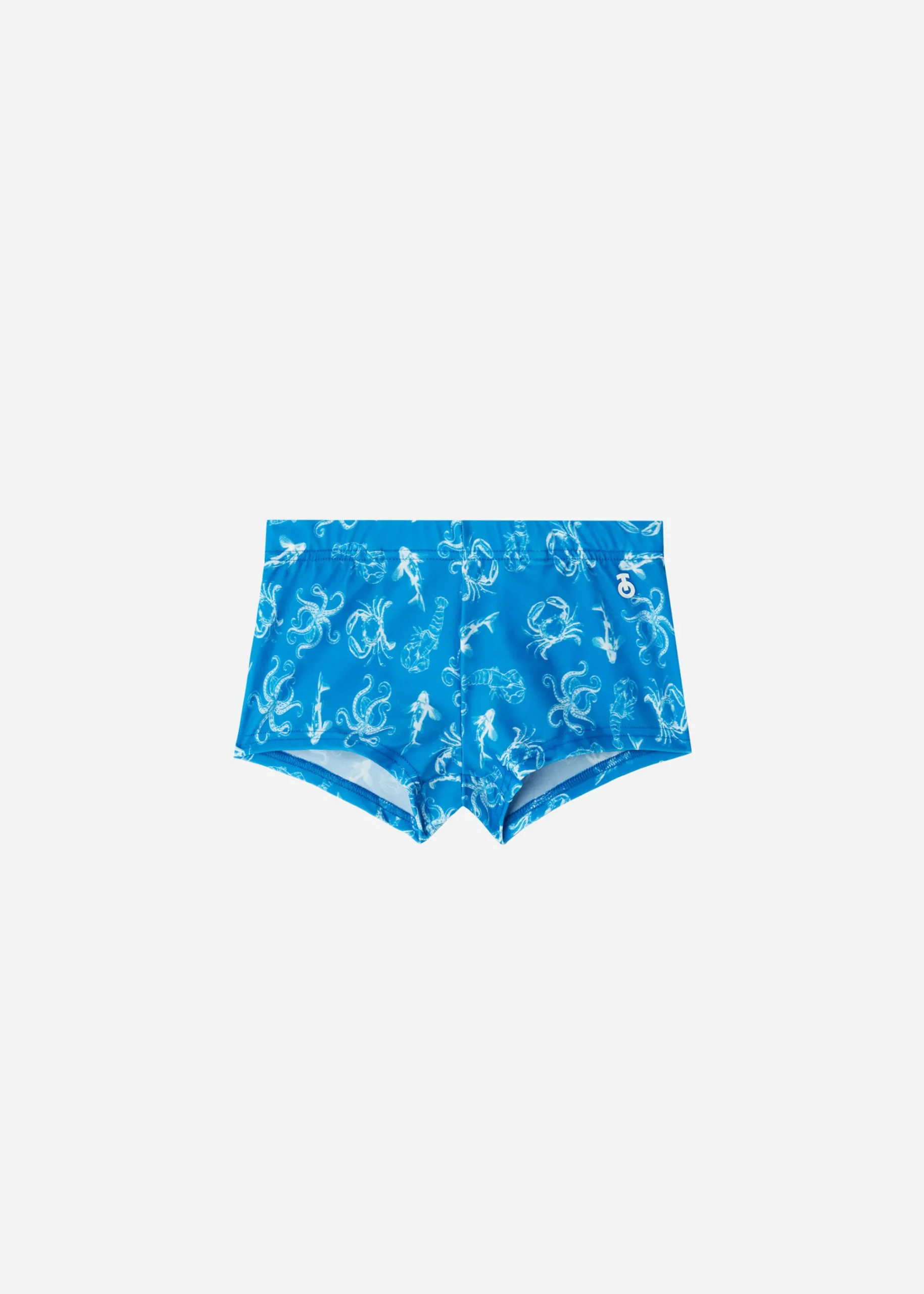 Swimwear^Calzedonia Boxer-Style Boys' Swimming Trunks Panama 654C - Fish Pattern