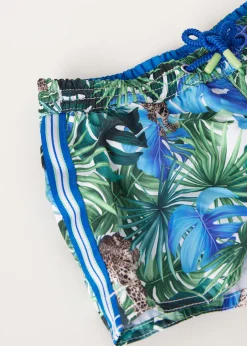 Swimwear^Calzedonia Boys' Boxer Swim Shorts Ibiza 678C - Jungle Pattern