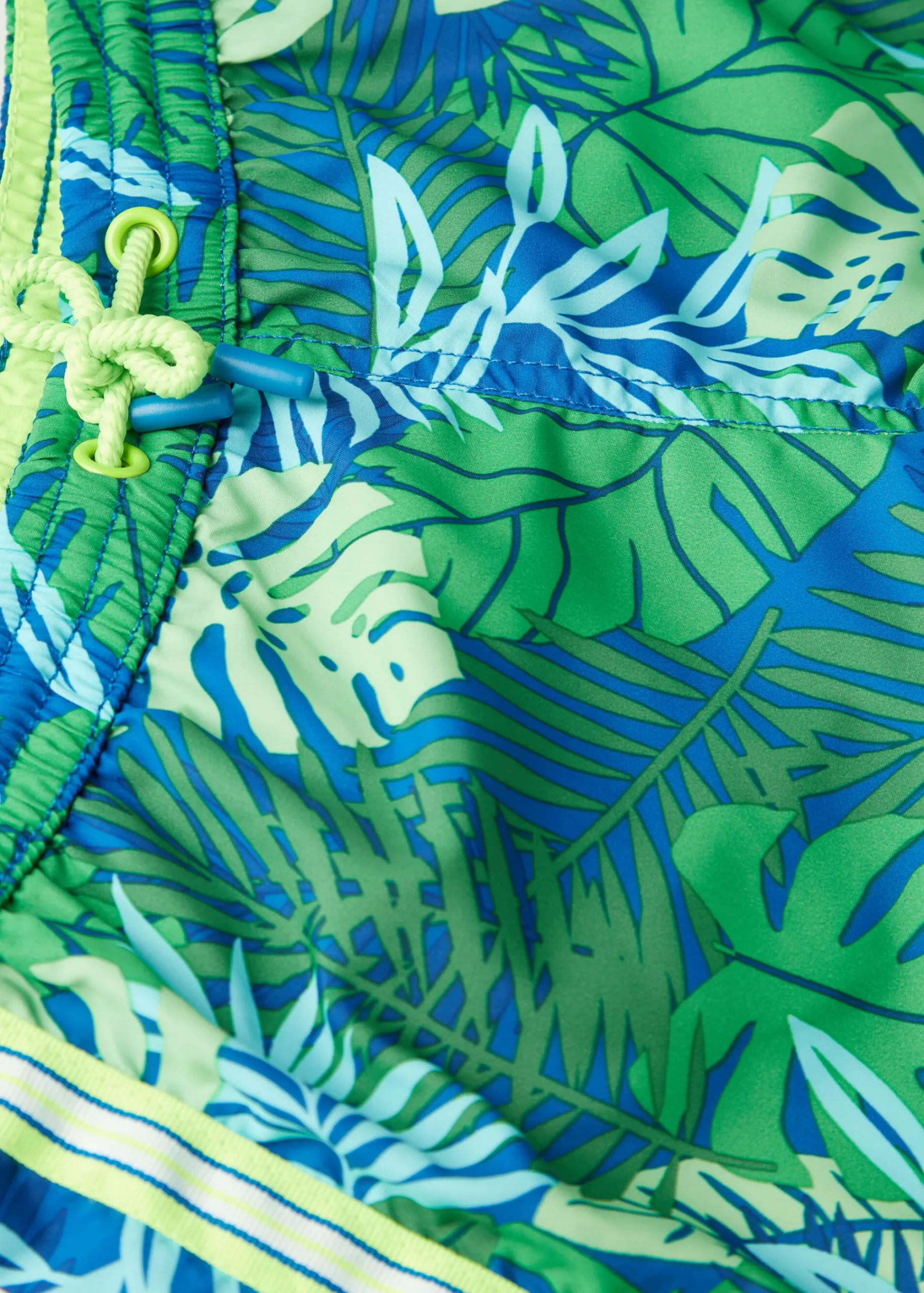 Swimwear^Calzedonia Boys' Boxer Swim Shorts Ibiza 677C - Leaf Pattern