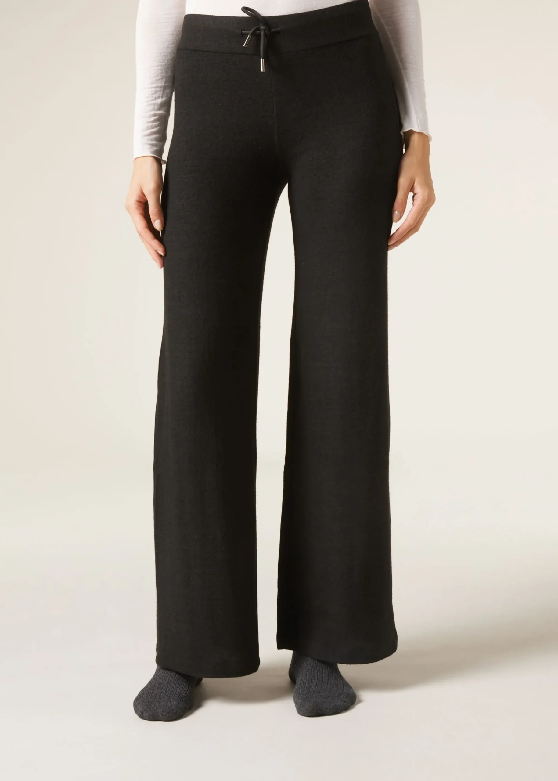 Trousers^Calzedonia Cashmere Palazzo Leggings 019 - Black