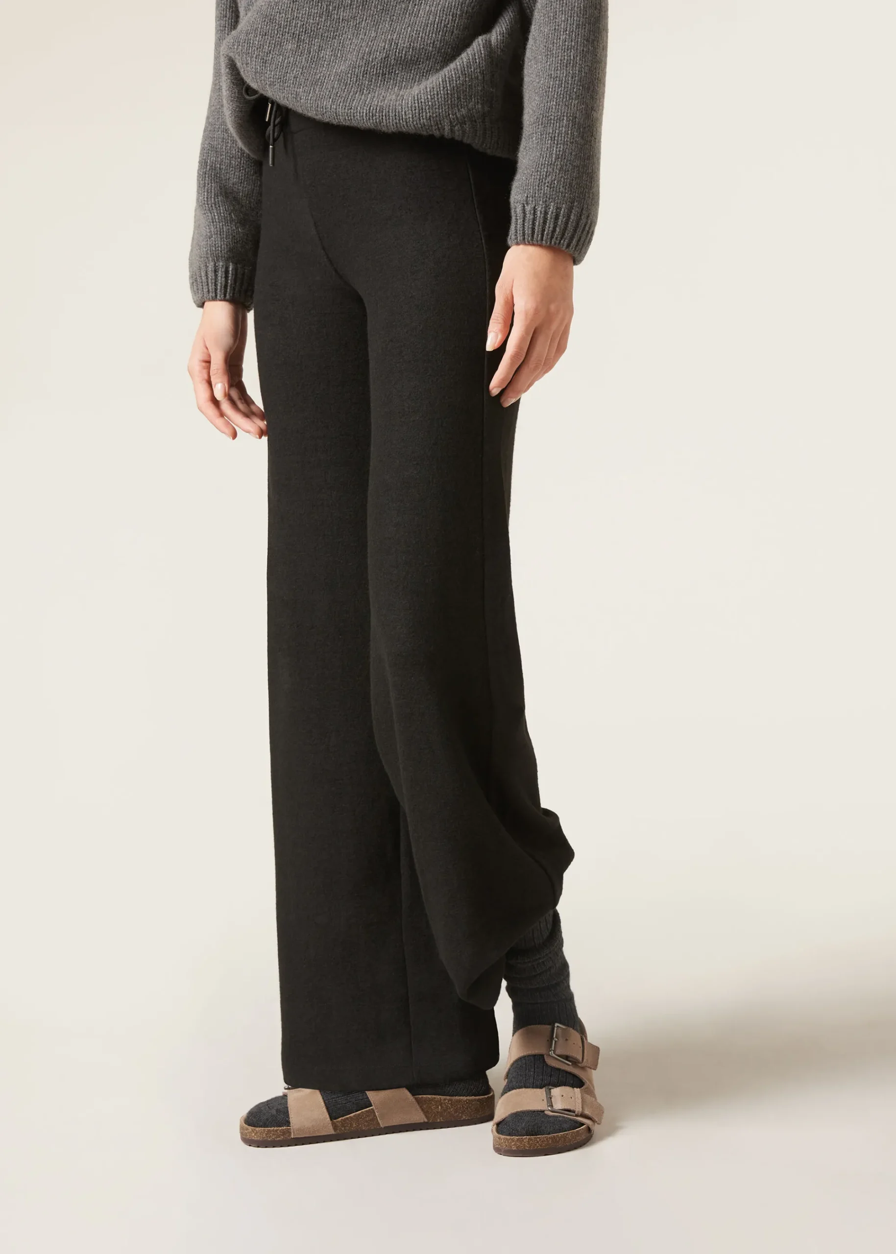 Trousers^Calzedonia Cashmere Palazzo Leggings 019 - Black