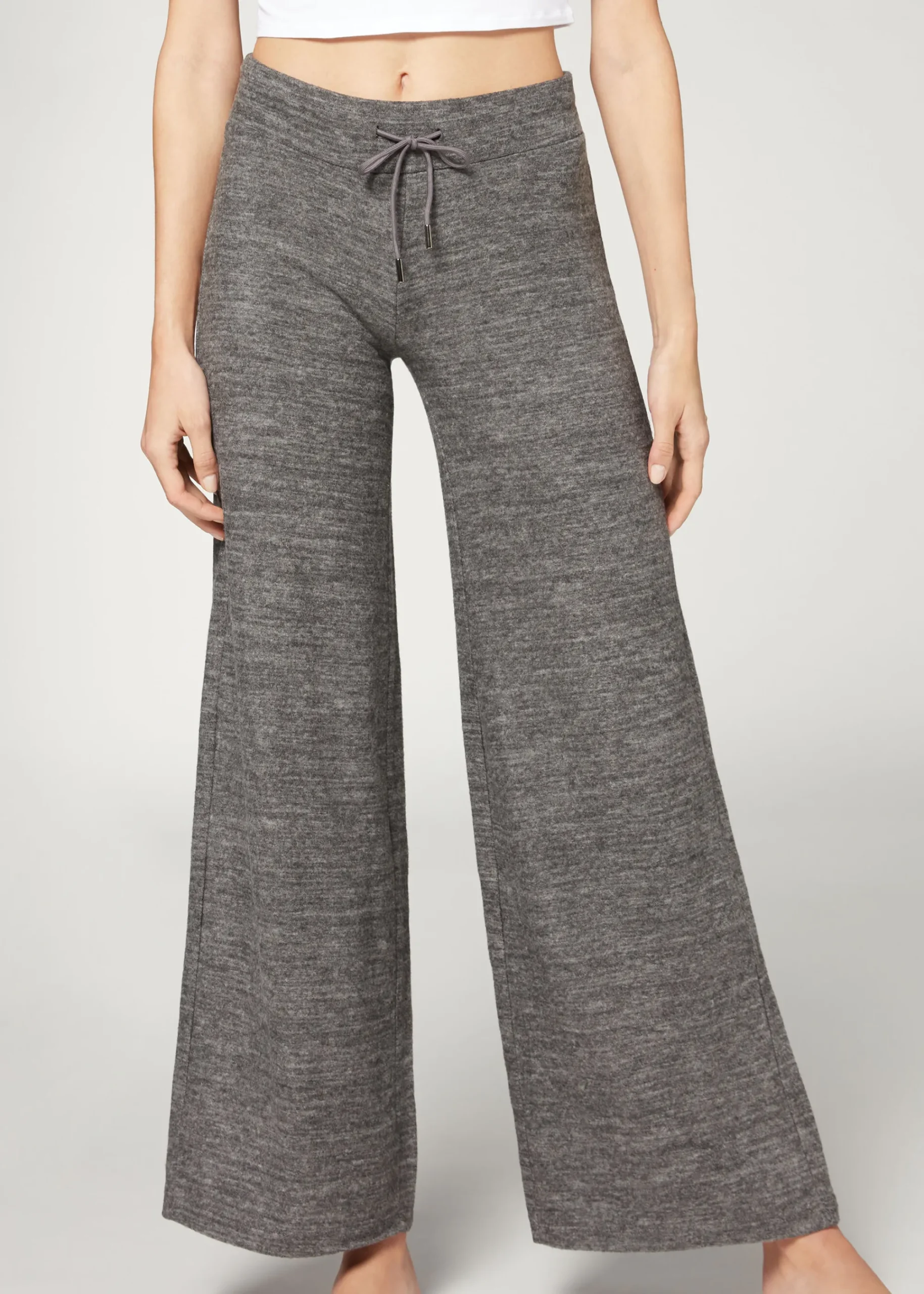 Leggings^Calzedonia Cashmere Palazzo Leggings 4937 - Grigio Medio Mel