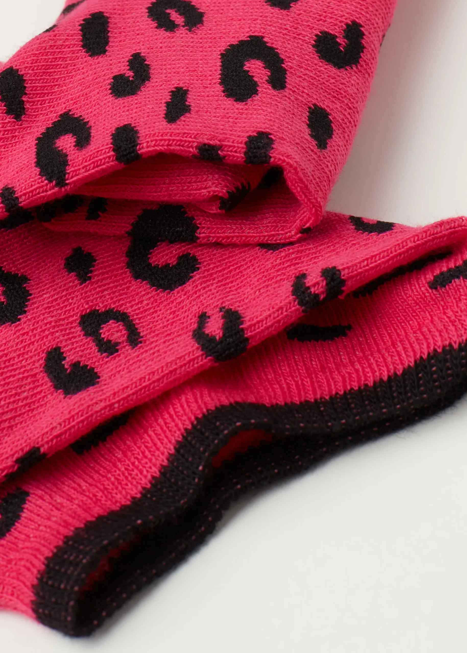 No-Show^Calzedonia Check Print No-Show Socks 9704 - Fuchsia Animal