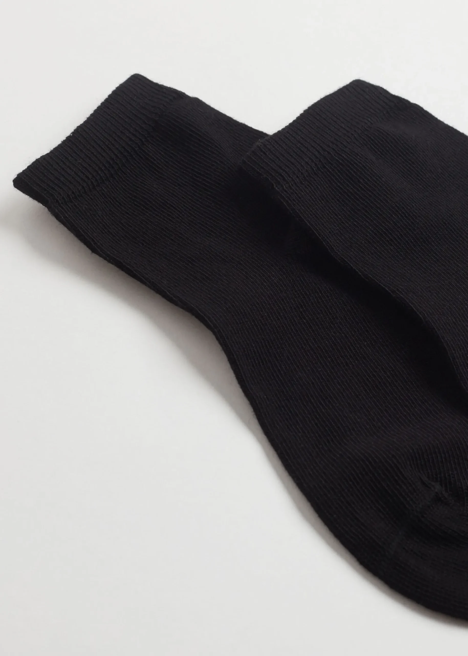 Short Socks^Calzedonia Children's Short Cotton Socks With Fresh Feet Breathable Material 019 - Black