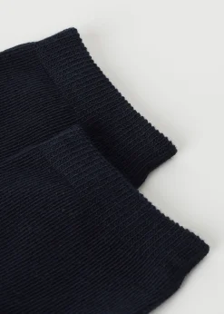 Short Socks^Calzedonia Children's Short Cotton Socks With Fresh Feet Breathable Material 016 - Blue