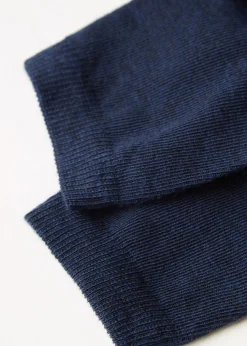 Short Socks^Calzedonia Children's Short Cotton Socks With Fresh Feet Breathable Material 767 - Dark Denim Blue