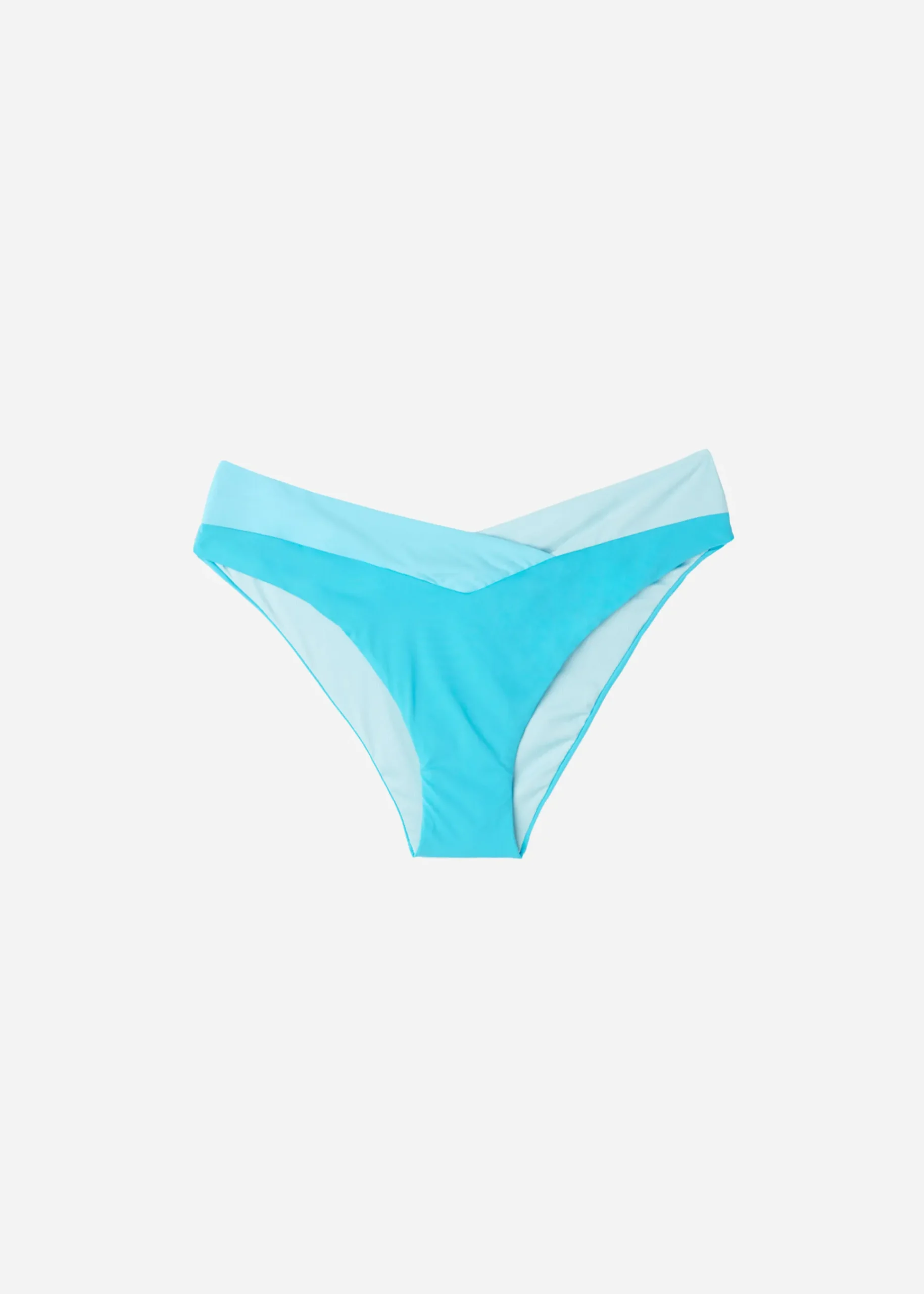Bikini^Calzedonia Colour Block Bikini Bottoms Azzorre 672C - Turquoise Green Block