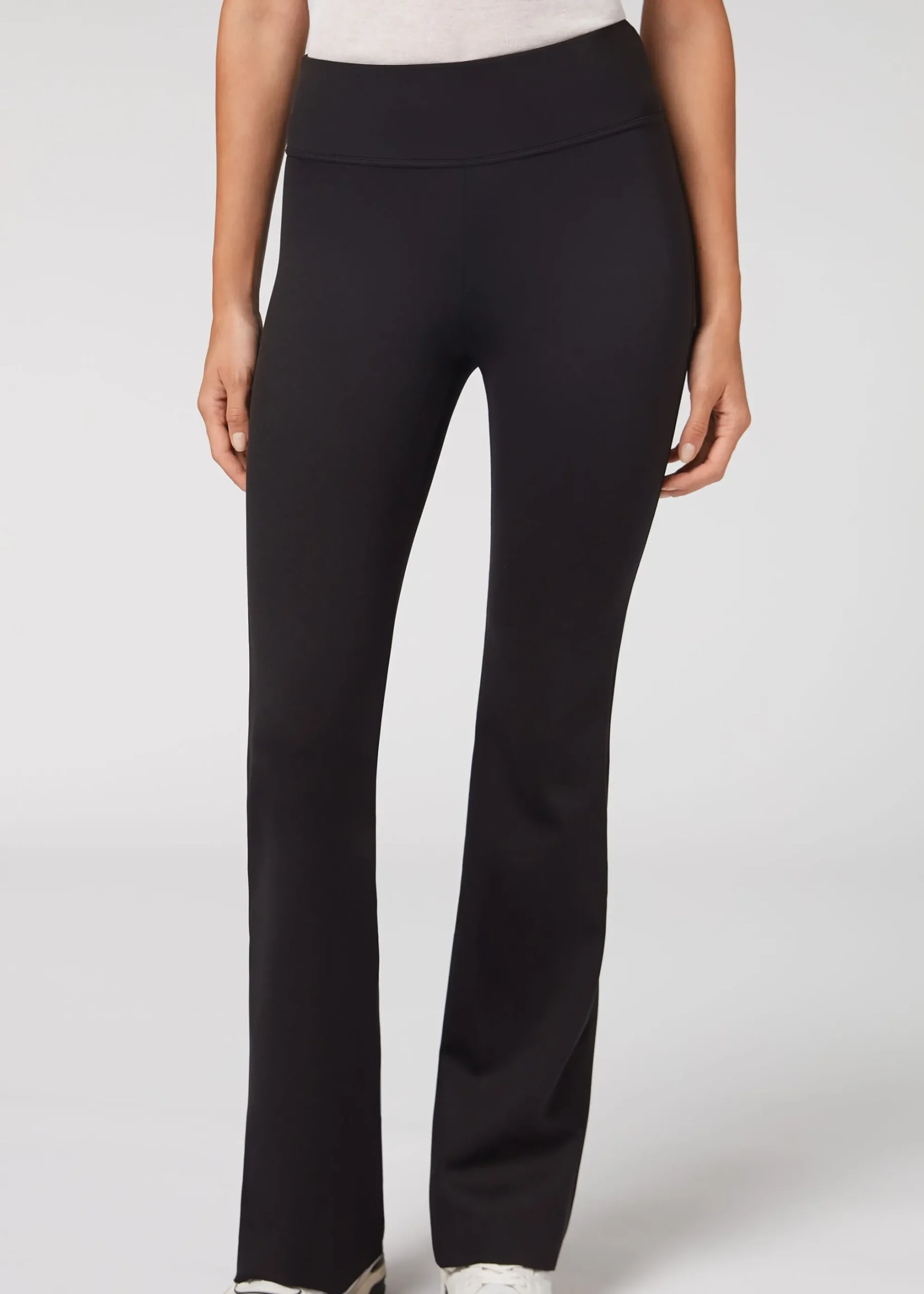 Trousers^Calzedonia Comfortable Soft Touch Flared Leggings 019 - Black