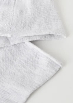 Short Socks^Calzedonia Cotton Bandless Short Socks 825 - Light Grey Blend