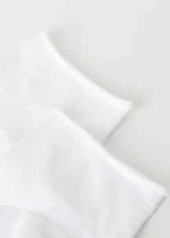 Short Socks^Calzedonia Cotton Bandless Short Socks 001 - White