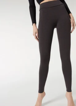 Leggings^Calzedonia Cotton Leggings 474 - Grey Blend