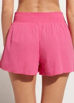 Beachwear^Calzedonia Cotton Shorts 614C - Bright Pink