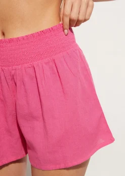 Beachwear^Calzedonia Cotton Shorts 614C - Bright Pink