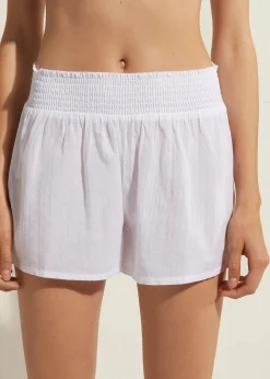 Beachwear^Calzedonia Cotton Shorts 01 - White
